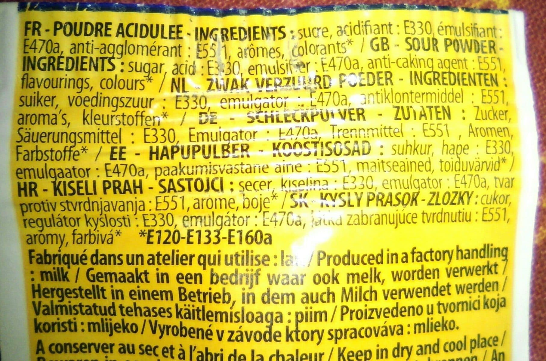 Open Food Facts Mini poppi fruti packshot