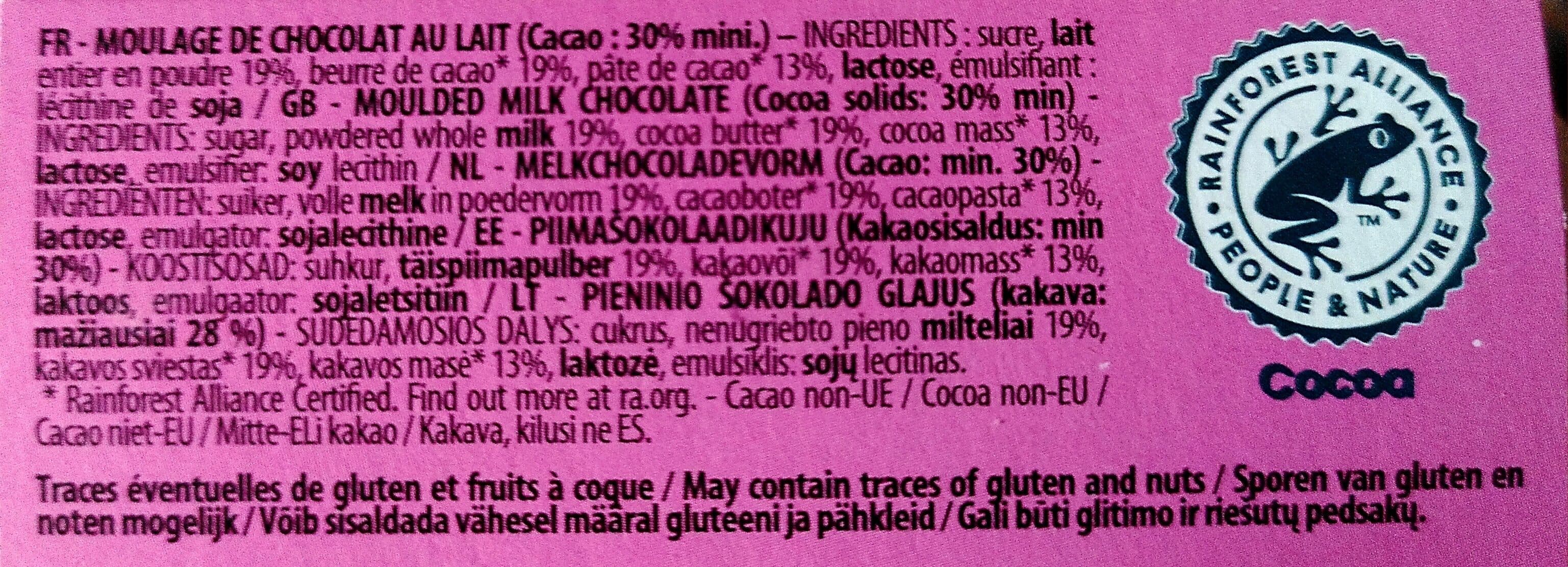 Fizzy Oeufs chocolat au lait packshot