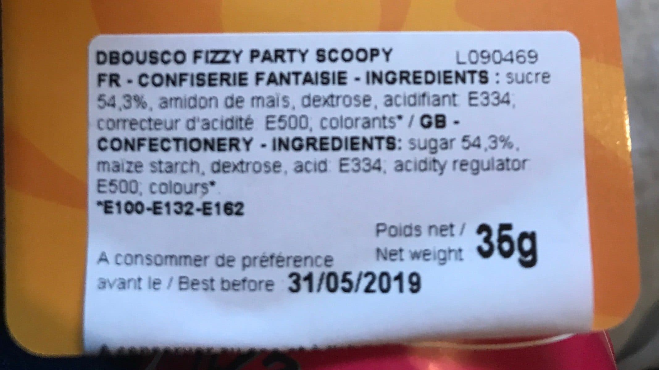 Open Food Facts Fizzy party packshot