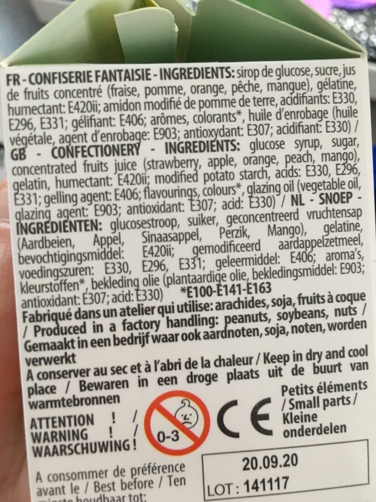 Open Food Facts Sweet box packshot