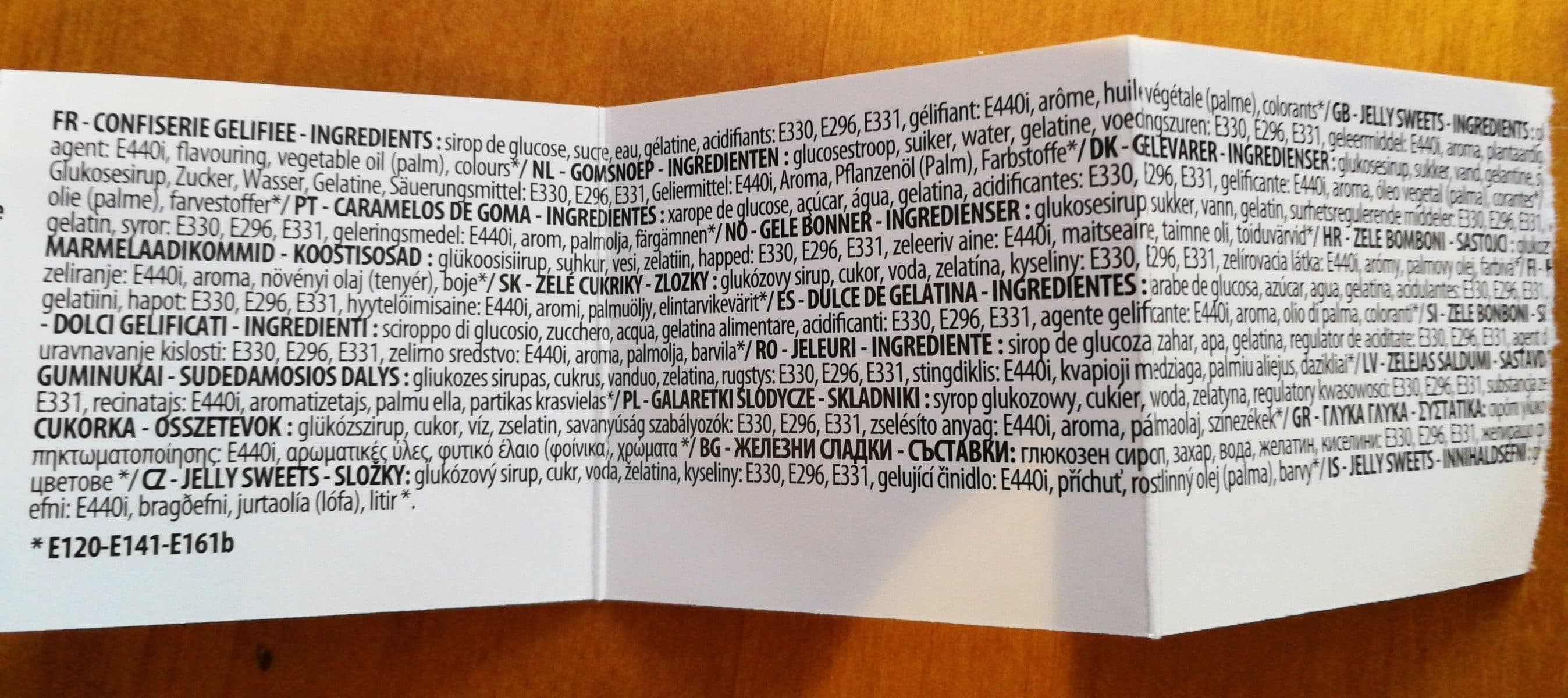 Open Food Facts Jelly Burger packshot