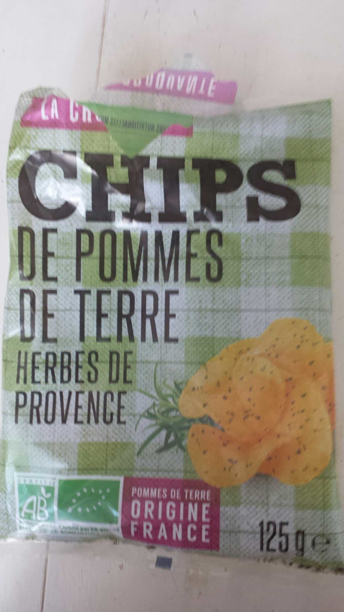 La Croquante Chips de pommes de terre Herbes de Provence packshot