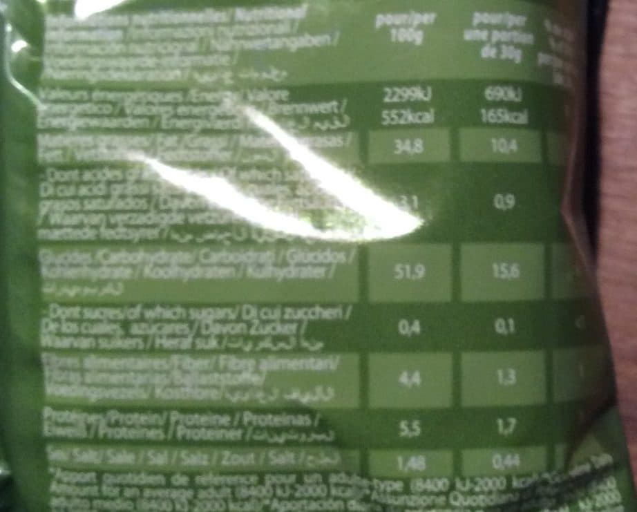 Sibell Chips craquantes saveur Ail & olives packshot