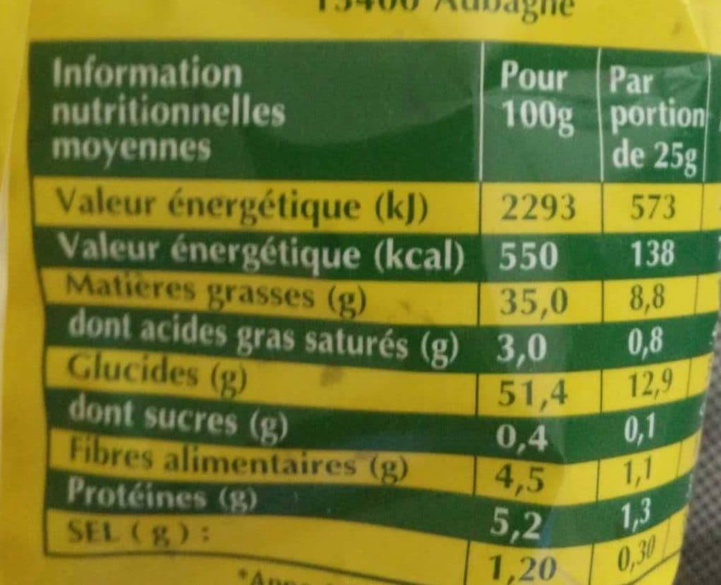 Sibell Chips rôtisserie aux herbes de Provence packshot