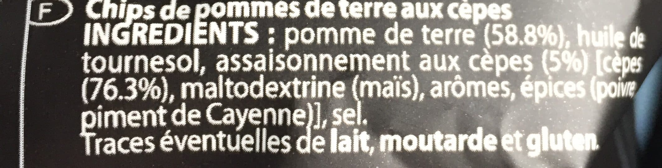 Sibell Chips aux Cèpes packshot