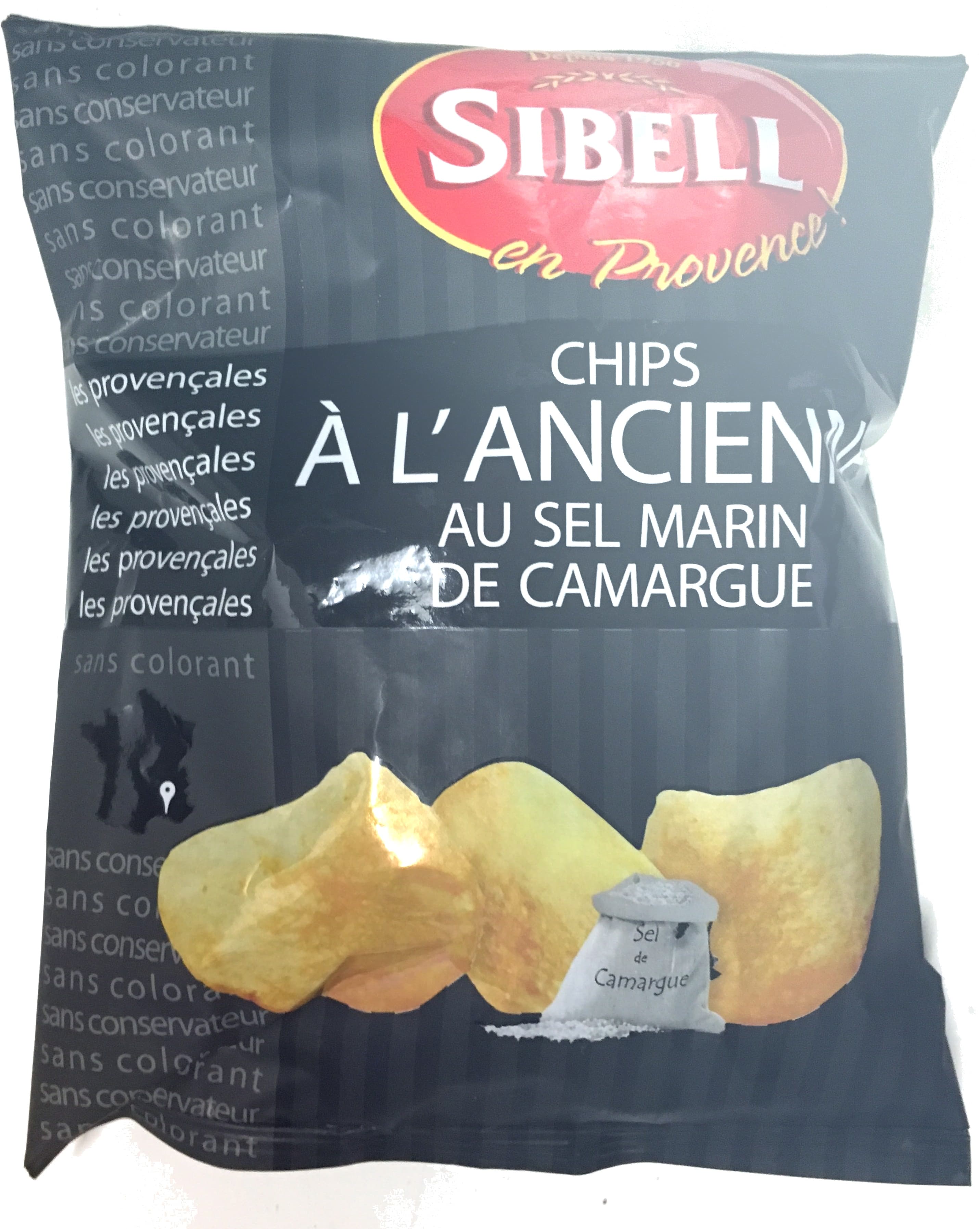 Sibell Chips à l'ancienne au sel marin de Camargue packshot