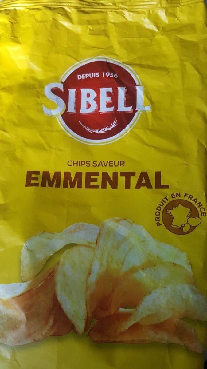 Sibell Chips saveur emmental packshot