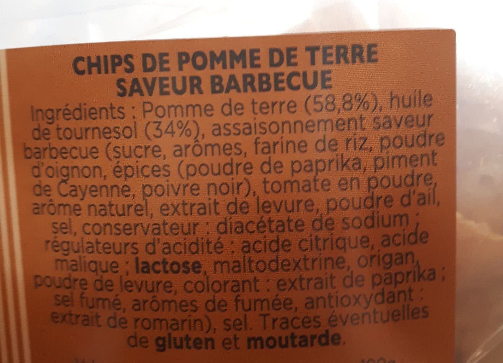Sibell Sachets fraîcheur Chips Barbecue packshot