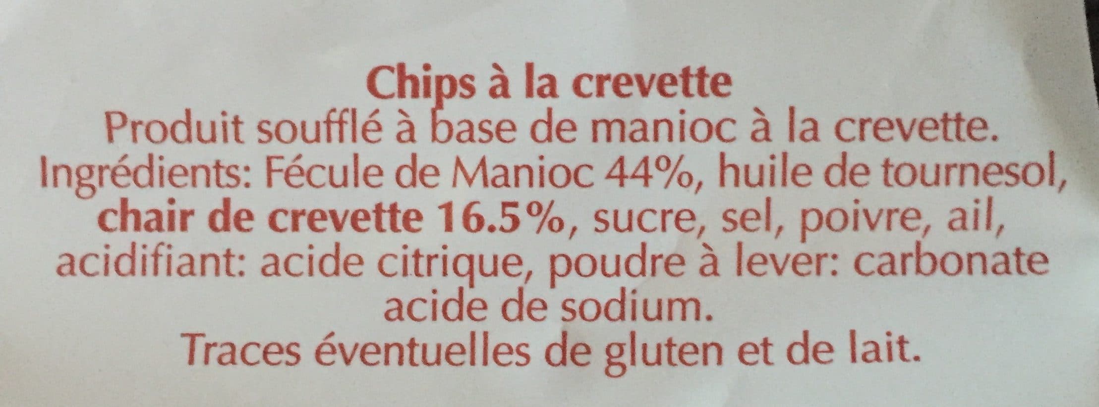 Sibell Chips à la crevette packshot