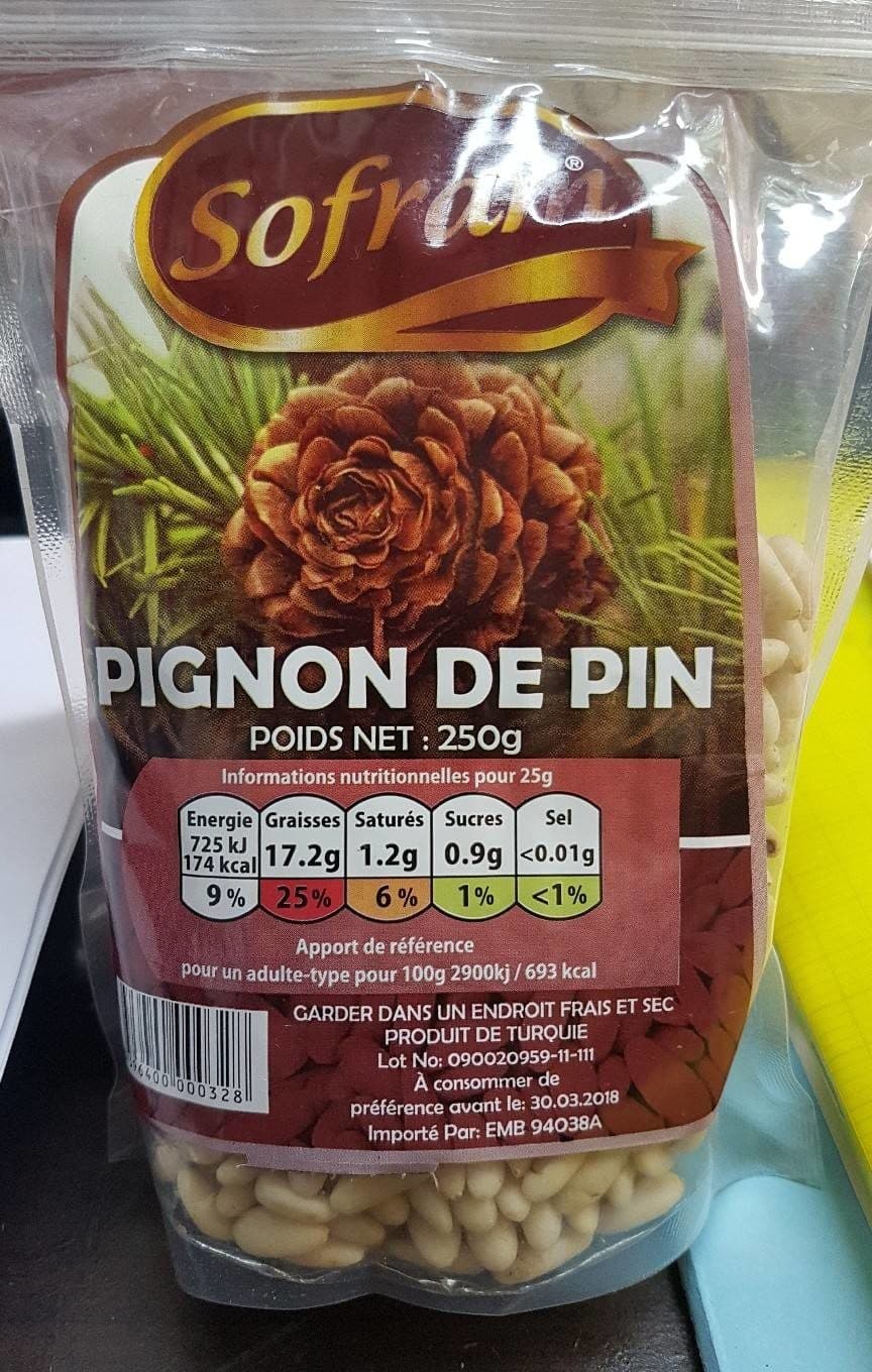 Sofram Pignon de pin packshot