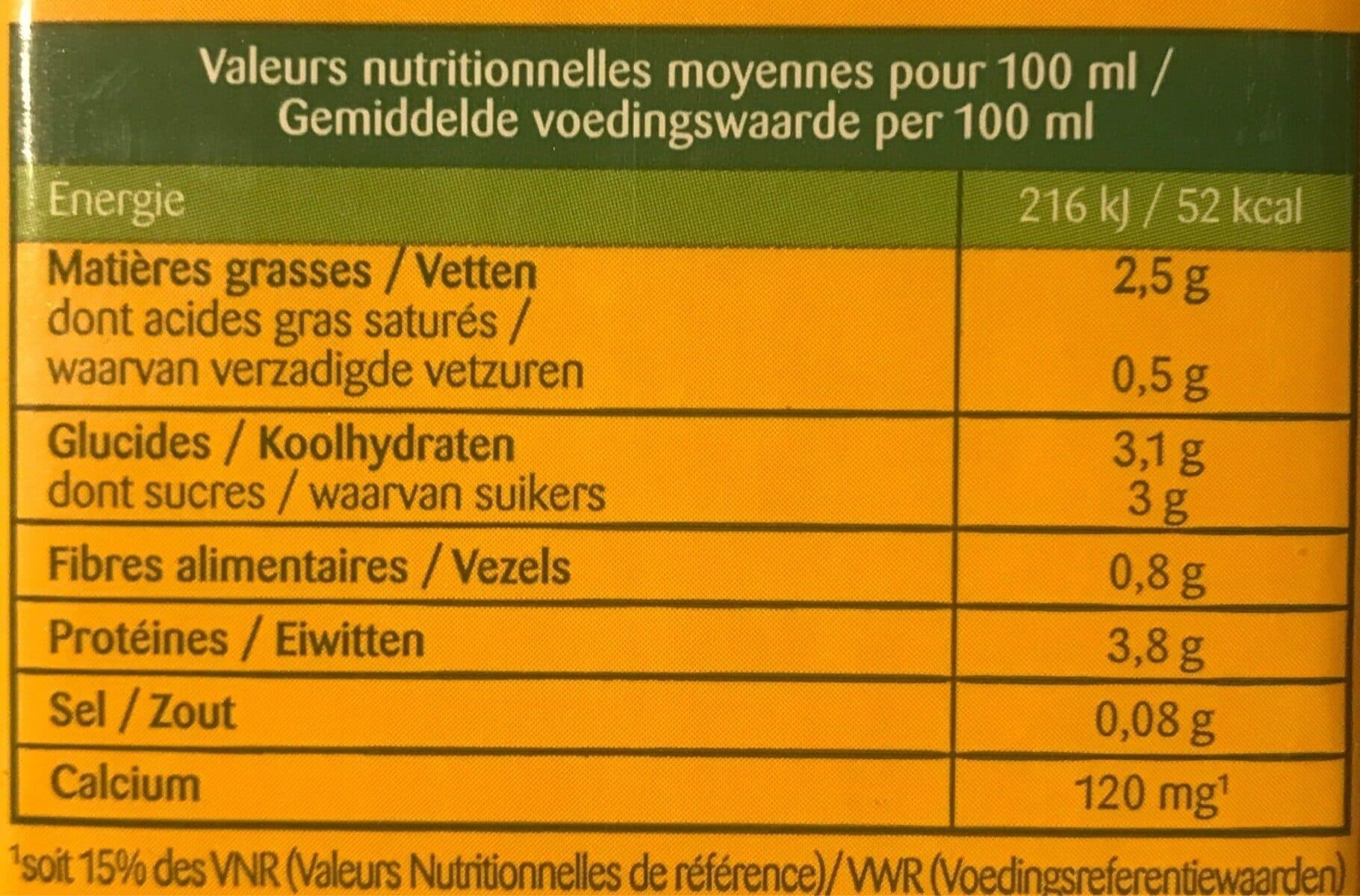 Bonneterre Soja Sélection Doux Calcium packshot