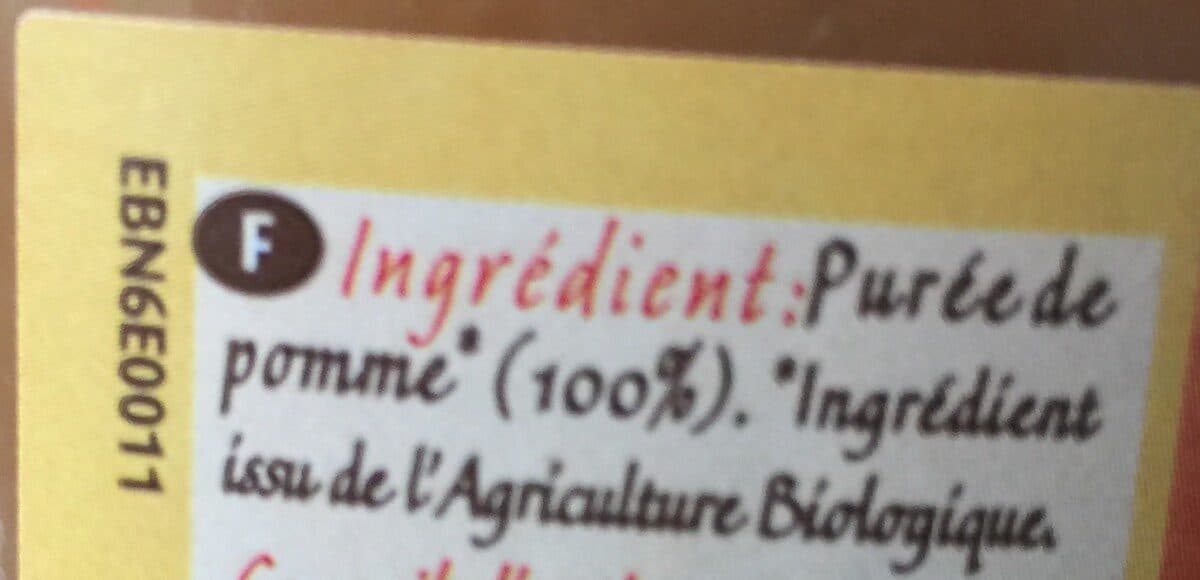 Open Food Facts Purée De Pommes packshot