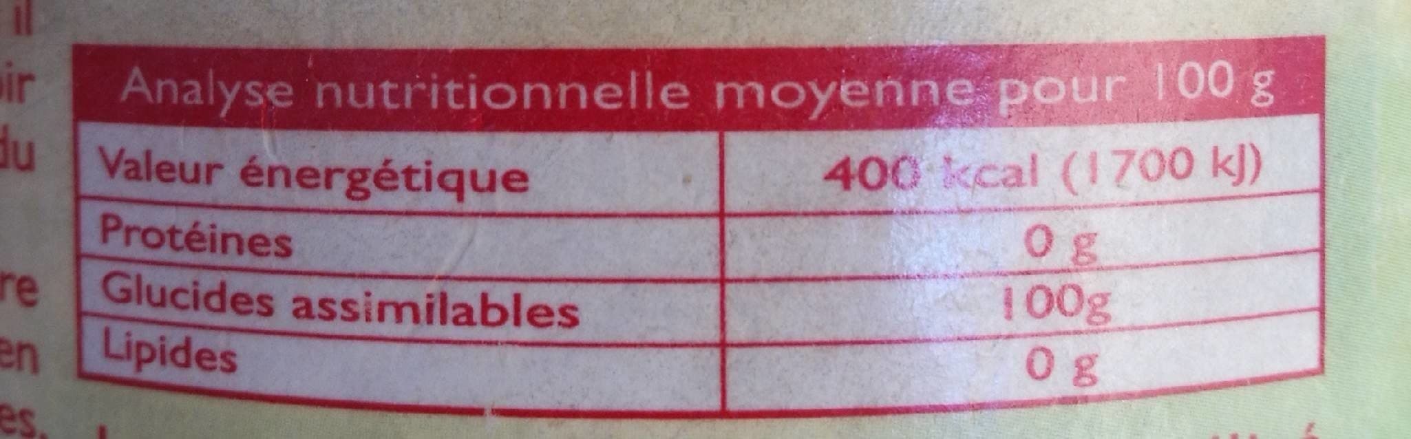 Open Food Facts Fructose Pur Cristallisé packshot