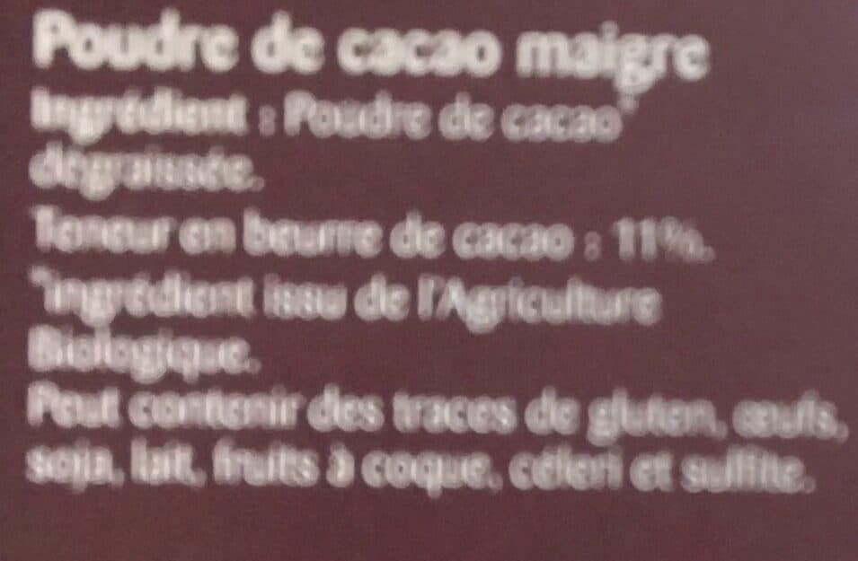 Bonneterre Cacao Maigre packshot
