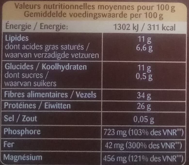 Bonneterre Cacao Maigre packshot