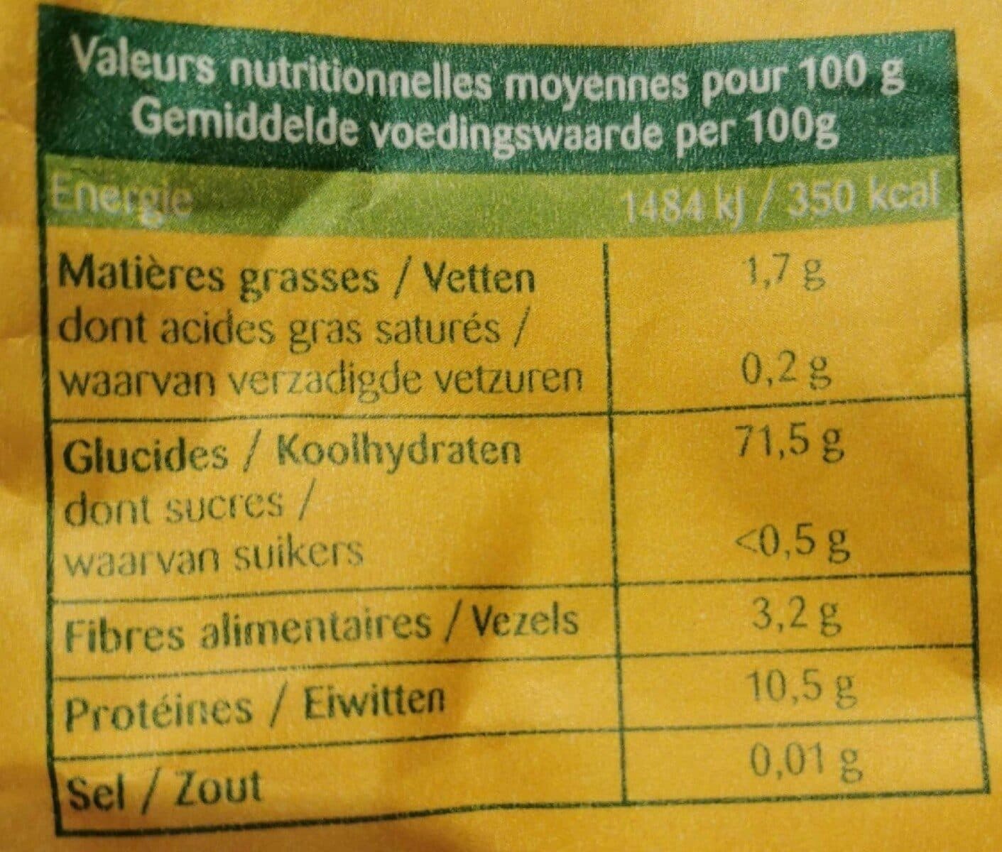 Bonneterre Farine de blé blanche pâtisserie packshot