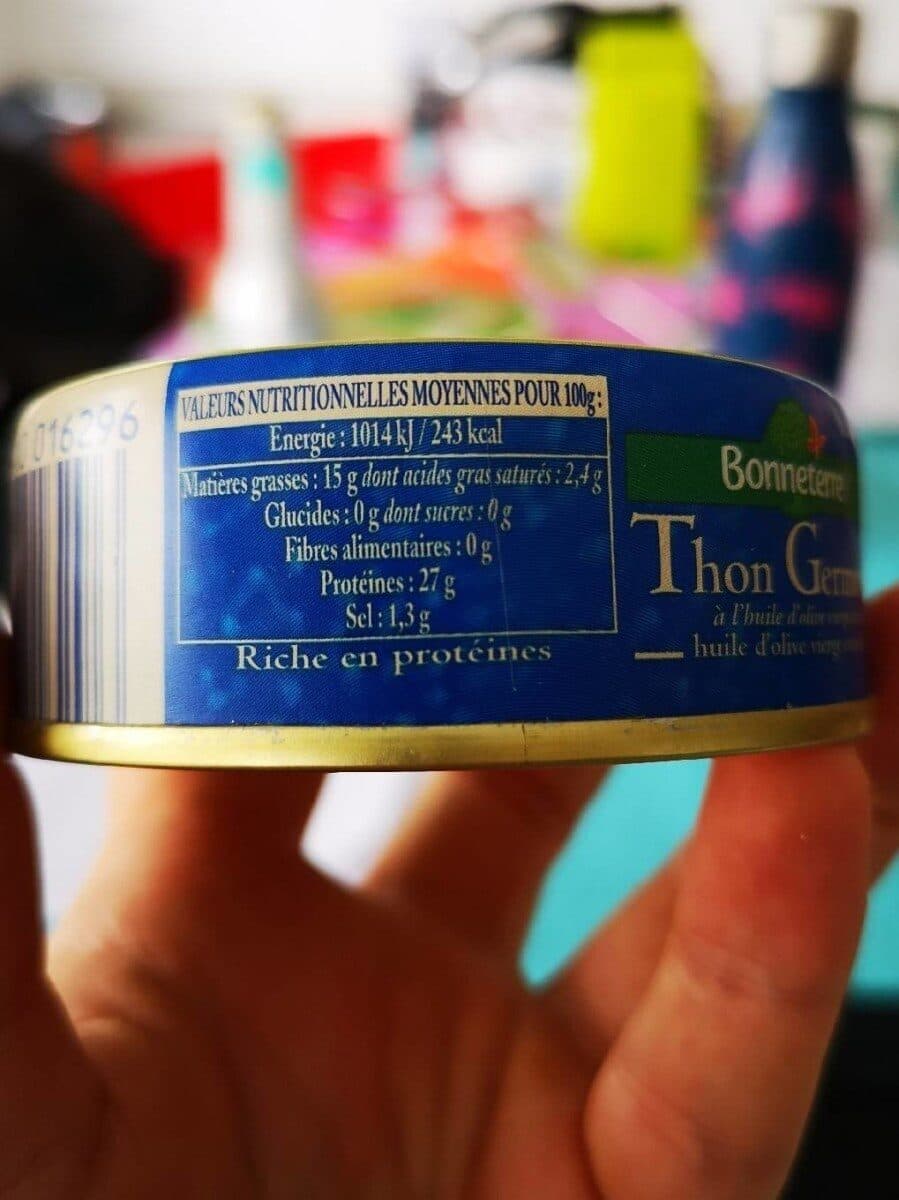 Bonneterre Thon Germon Huile Olive packshot
