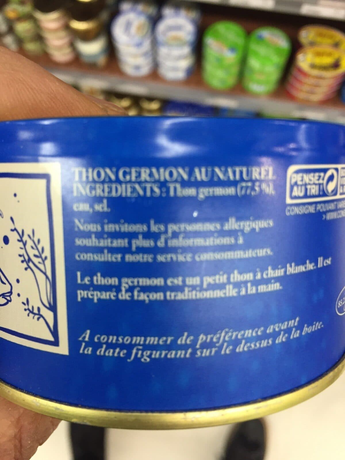 Bonneterre Thon Germon Au Naturel packshot