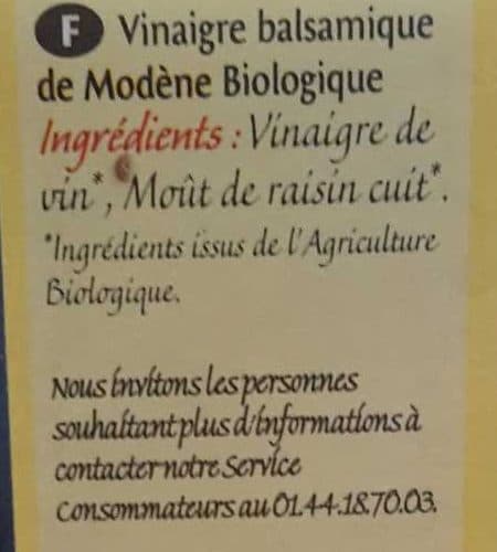Bonneterre Vinaigre balsamique de Modène packshot