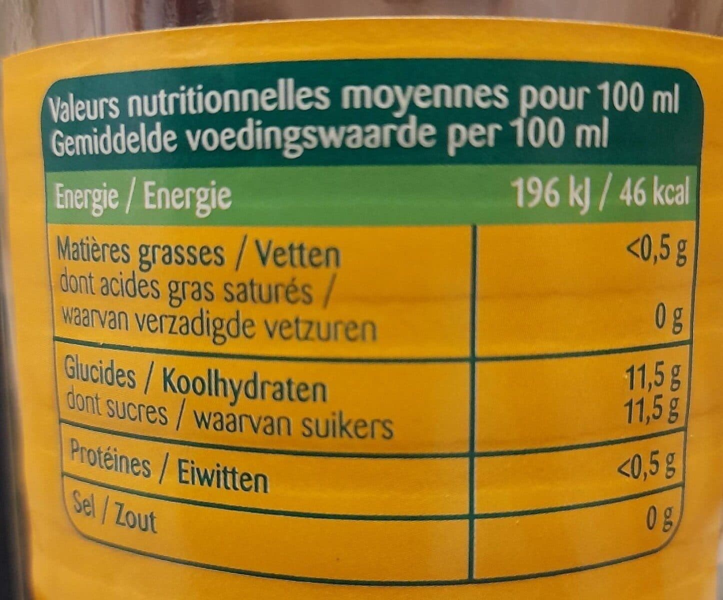 Bonneterre Jus d'ananas issu de l'agriculture biologique packshot