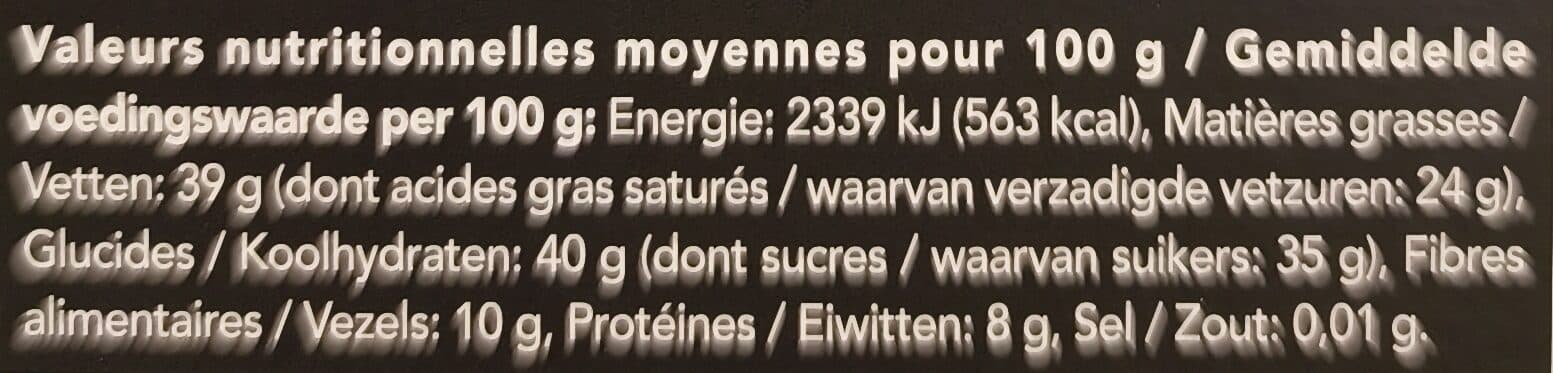 Bonneterre Chocolat Noir Fèves de Cacao Torréfiées packshot