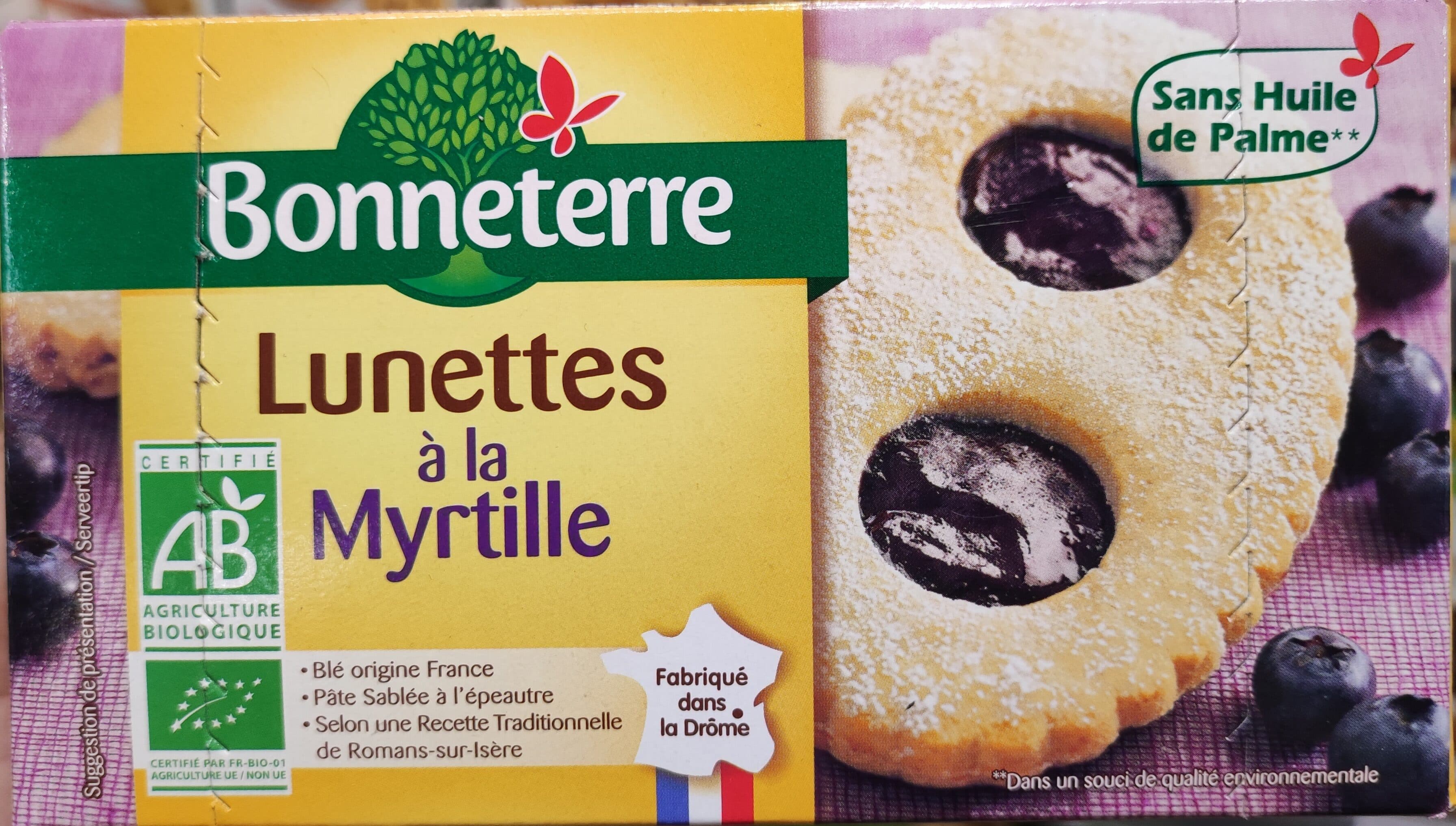 Bonneterre Lunettes à la myrtille packshot