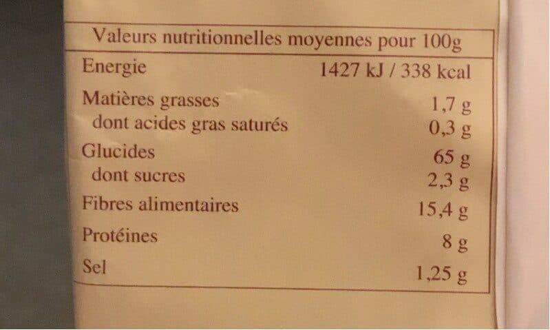 Jacquet Pain croustillant au seigle complet packshot