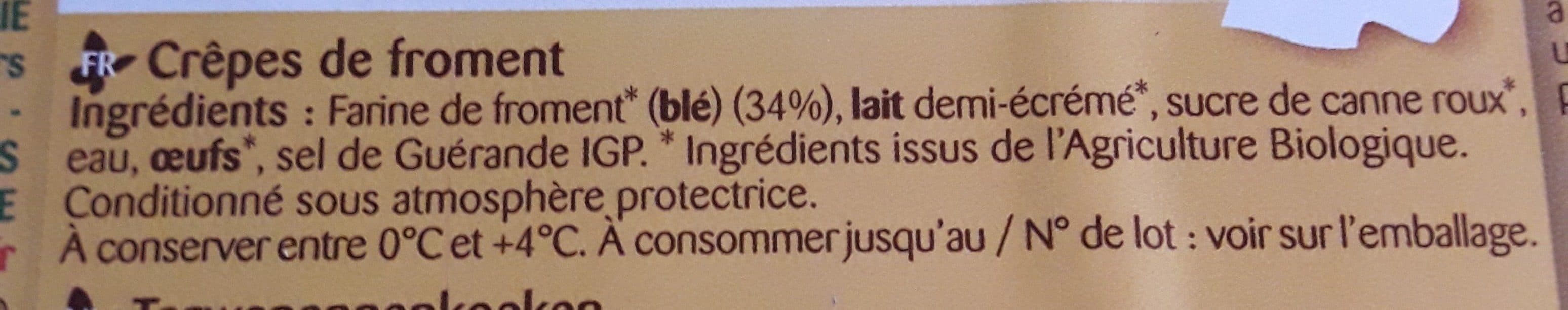Bonneterre 6 crêpes de froment packshot