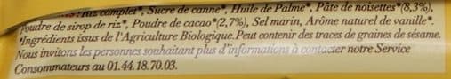 Bonneterre Galette de Riz Sandwich Noisettes Cacao packshot