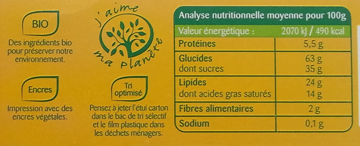 Bonneterre Palets normands aux pommes packshot