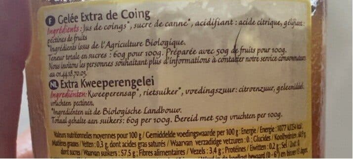 Bonneterre GELEE DE COING packshot