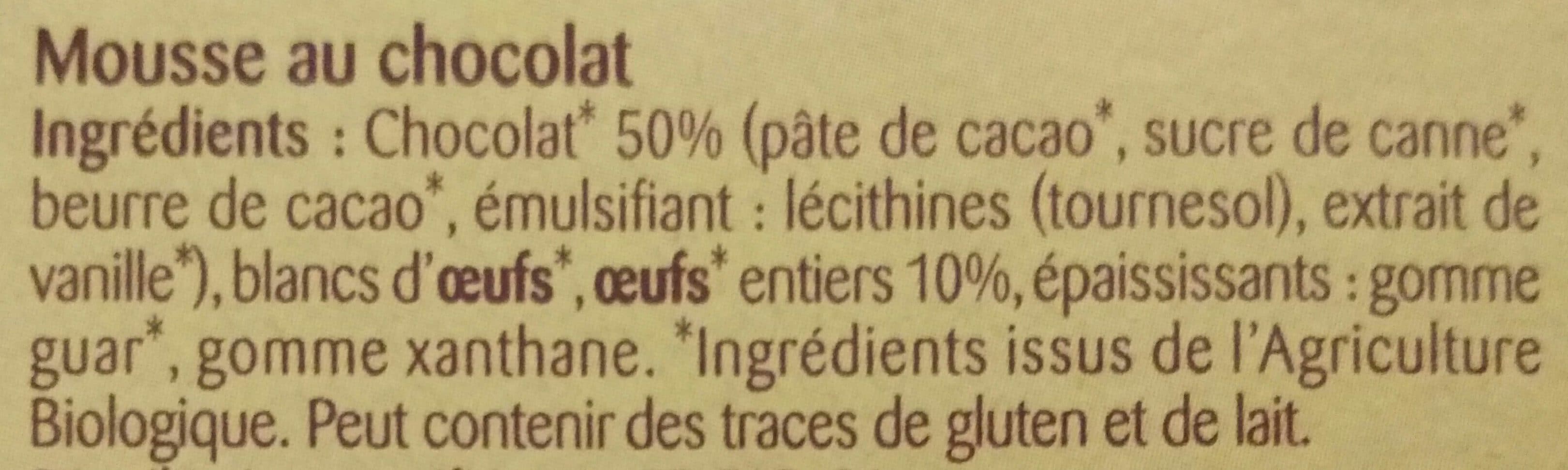 Bonneterre Mousse au chocolat packshot