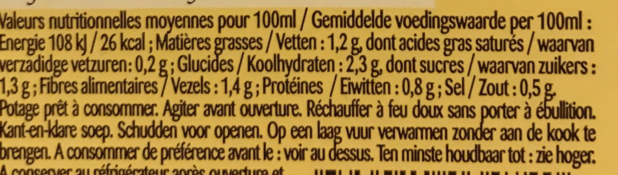 Bonneterre Mouliné - Légumes verts packshot