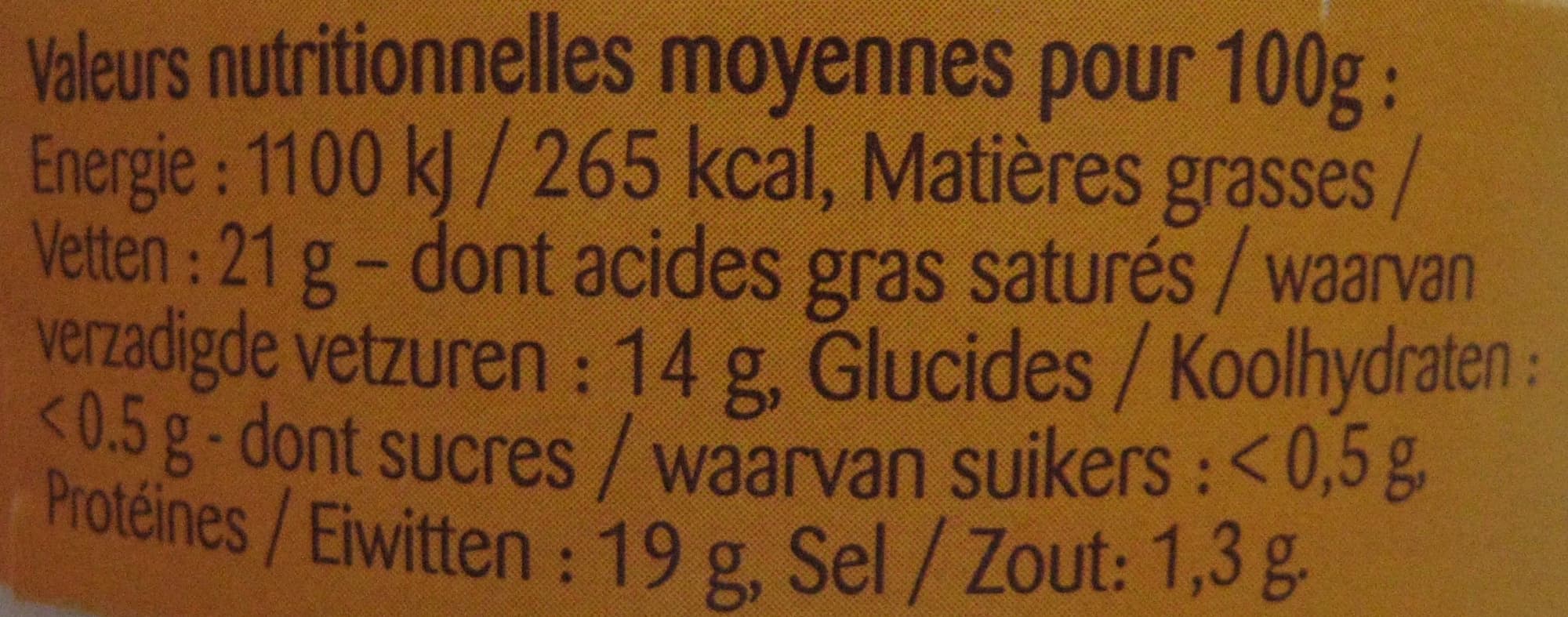 Bonneterre Camembert au Lait Pasteurisé packshot