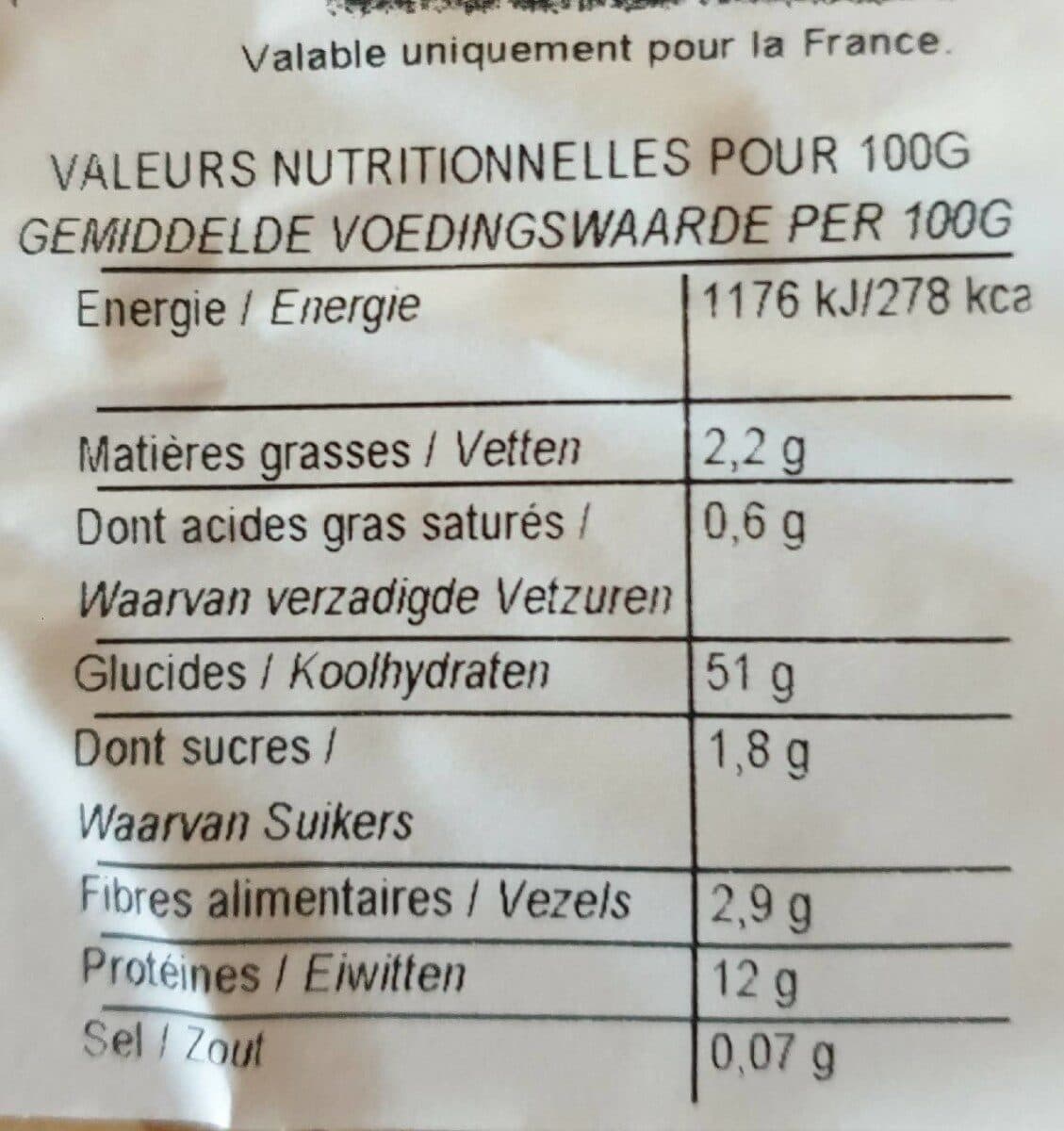Bonneterre Tagliatelles aux oeufs packshot