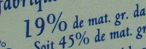 Bonneterre Pérail de Brebis (19% MG) packshot