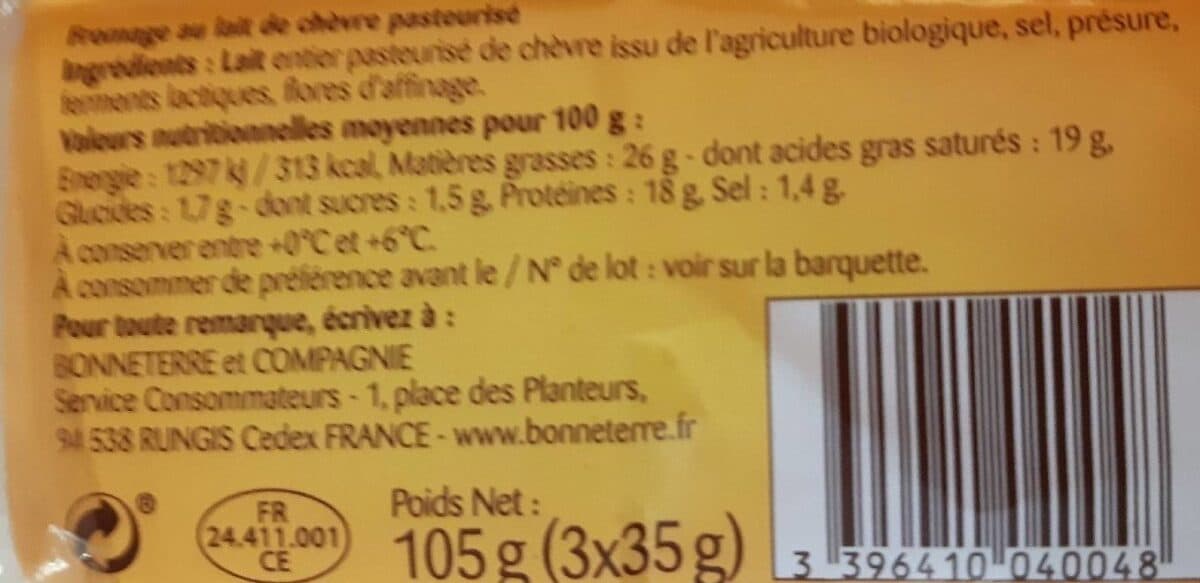 Bonneterre Cabécou du Perigord packshot