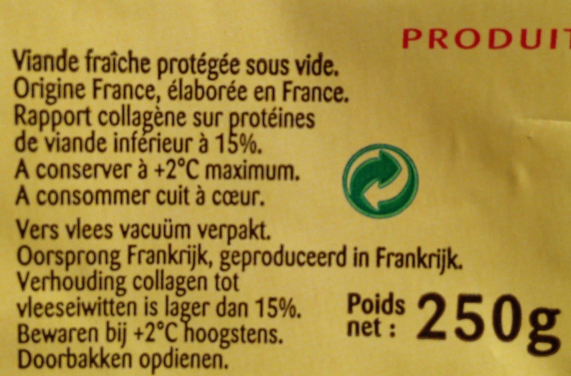 Bonneterre Steak Hachés Façon Boucher packshot