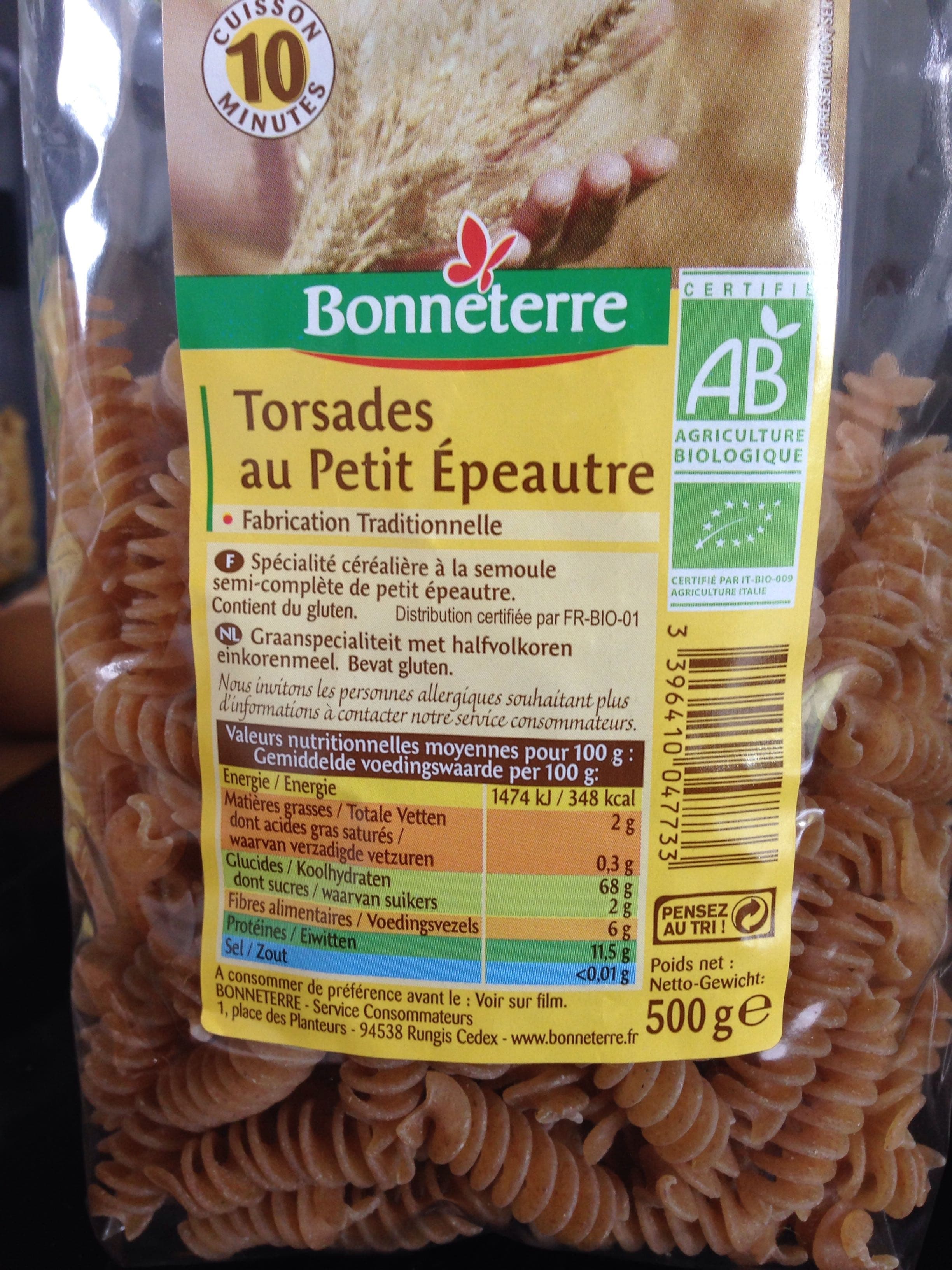 Bonneterre Torsades au Petit Épeautre packshot