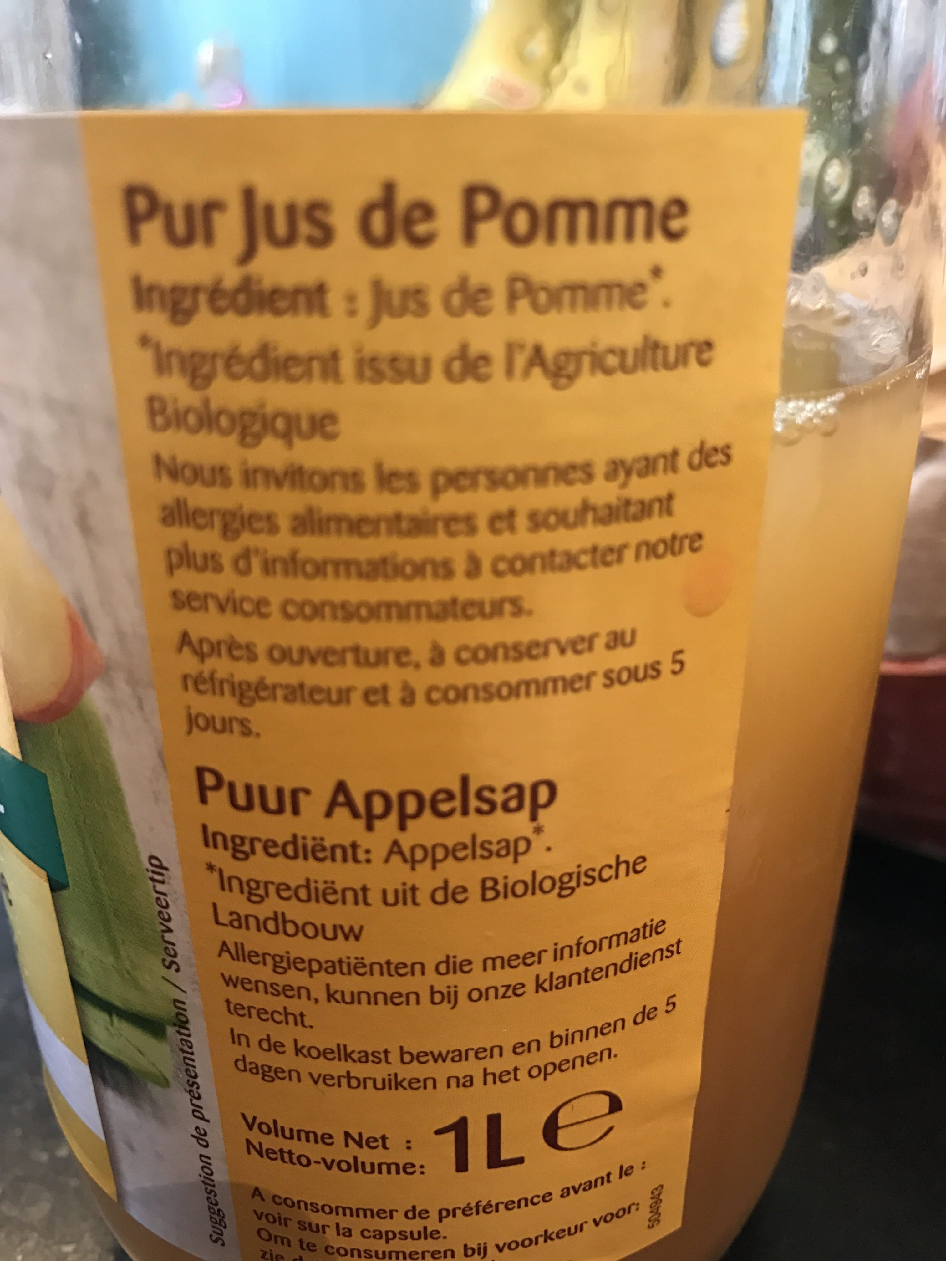 Bonneterre Pur Jus de Pomme packshot
