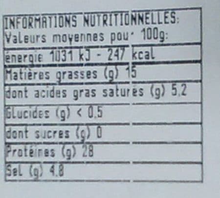 Bonneterre Jambon San Daniele AOP packshot