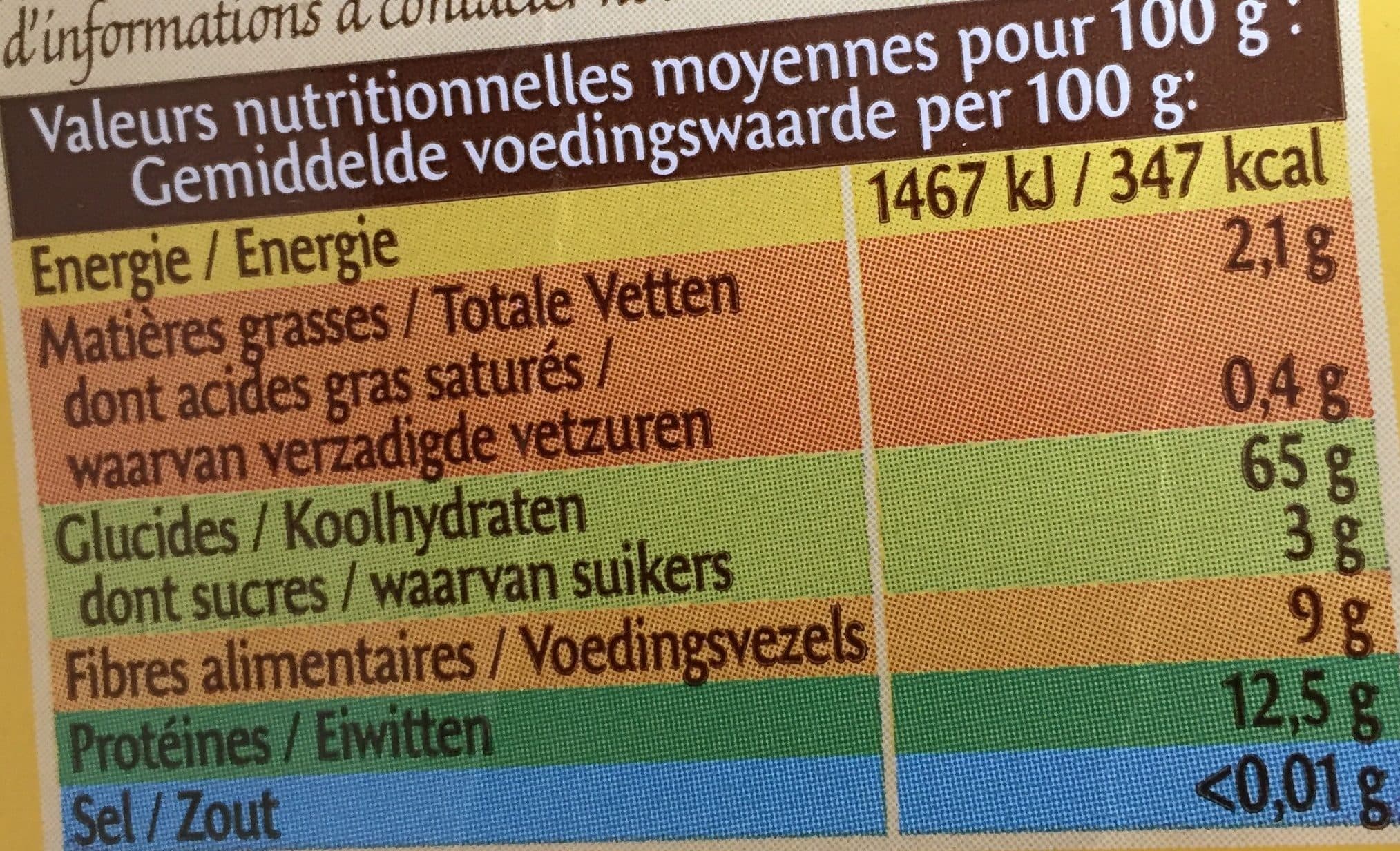 Bonneterre Coquillettes Complètes, 500G packshot