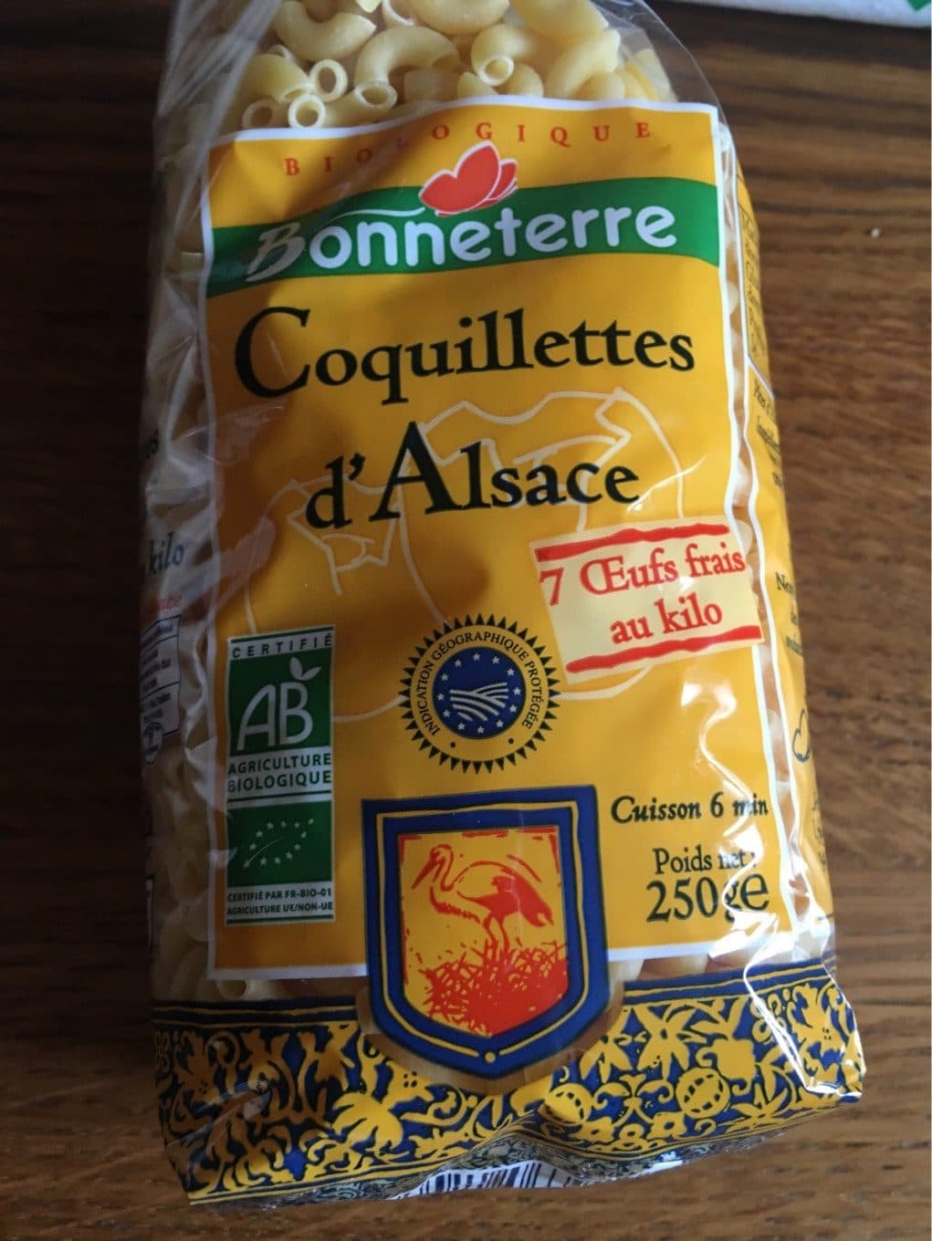 Bonneterre Coquillettes d'Alsace packshot