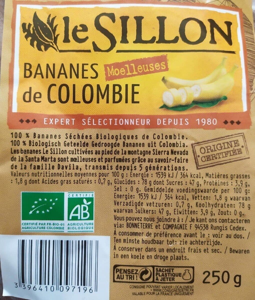 Le sillon Bananes moelleuses de colombie packshot