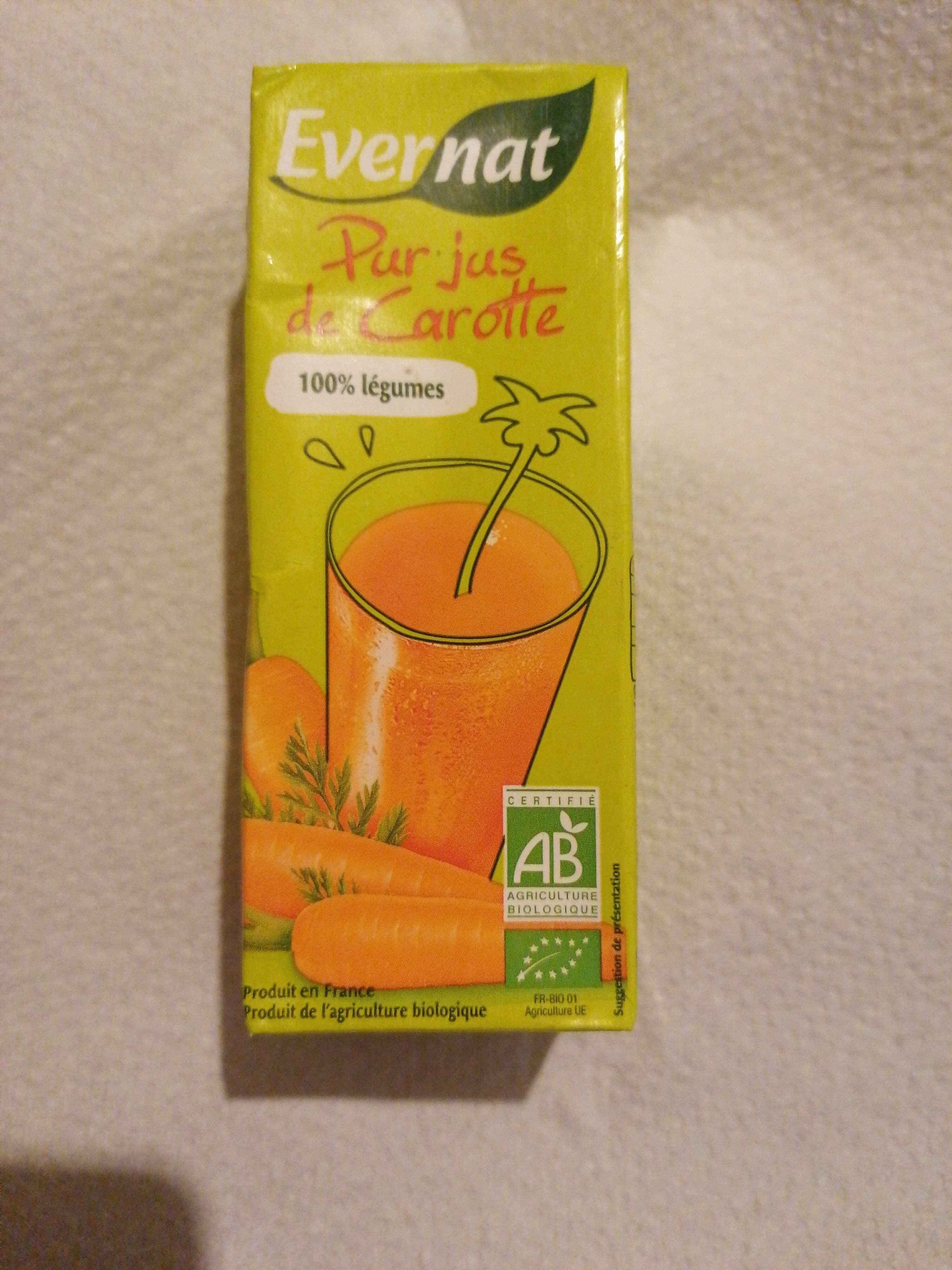 Evernat Pur Jus De Carotte packshot