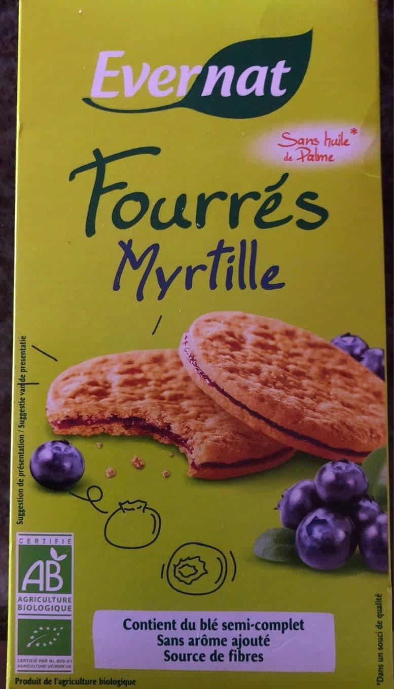 Evernat Fourres Myrtilles packshot