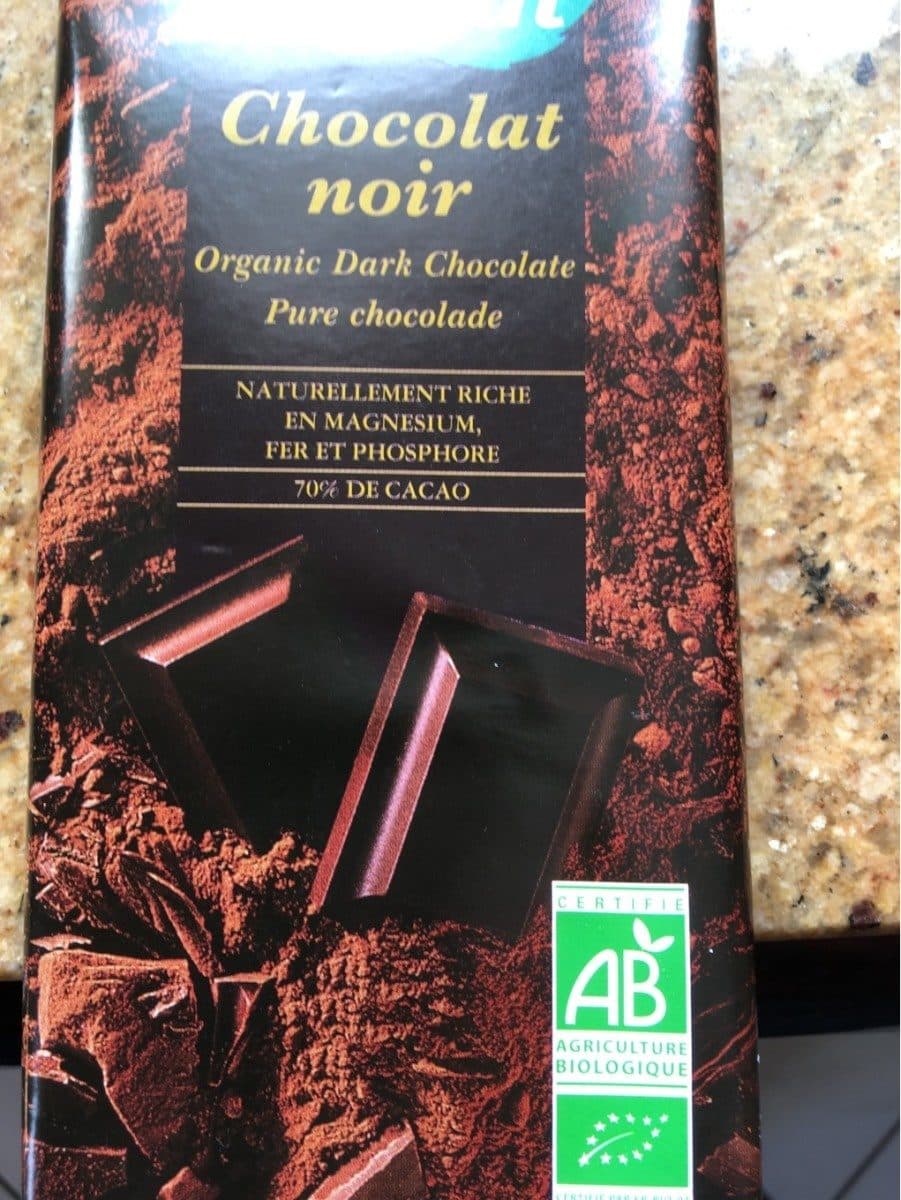 Evernat Chocolat Noir 70% Cacao packshot