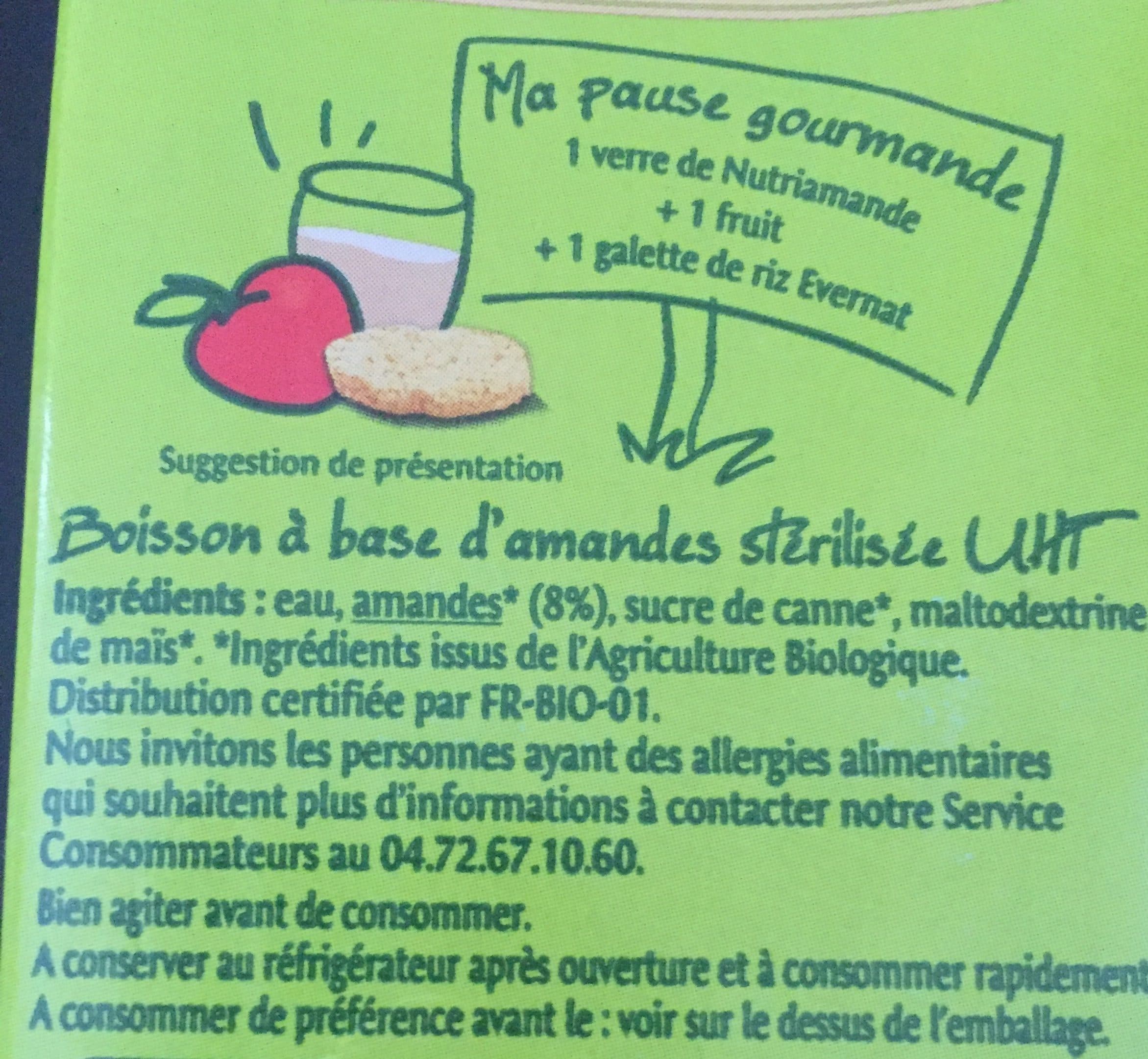 Evernat Lait d'amande Bio packshot