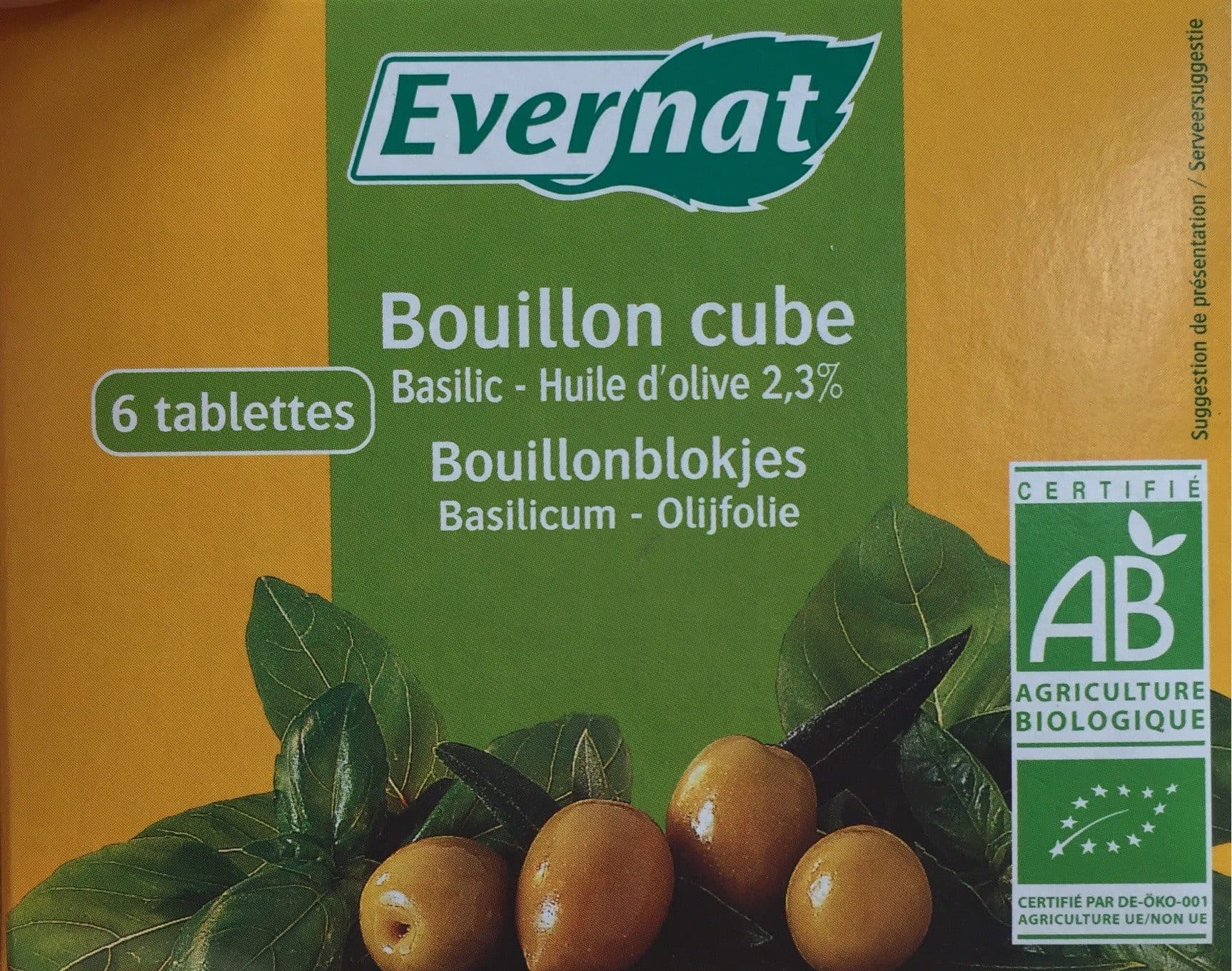 Evernat Bouillon cube packshot