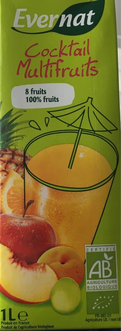 Evernat Cocktail multifruits packshot
